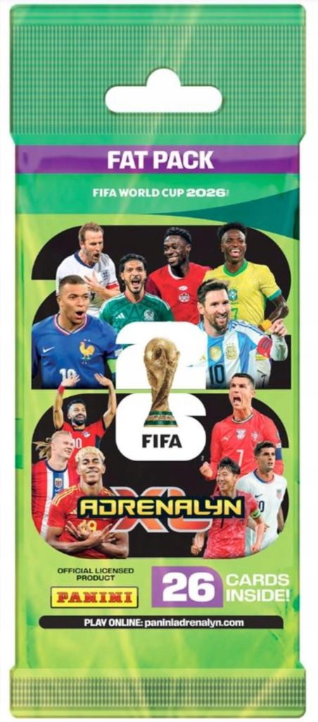 Panini FIFA World Cup 2026 football cards, Fat Pack XL pack Image du produit 