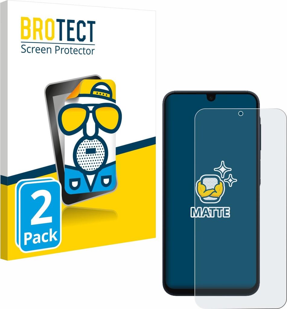 2x BROTECT Schutzfolie für Samsung Galaxy A17 5G Displayschutz Displayschutzfolie Folie Matt Entspiegelungsfolie
