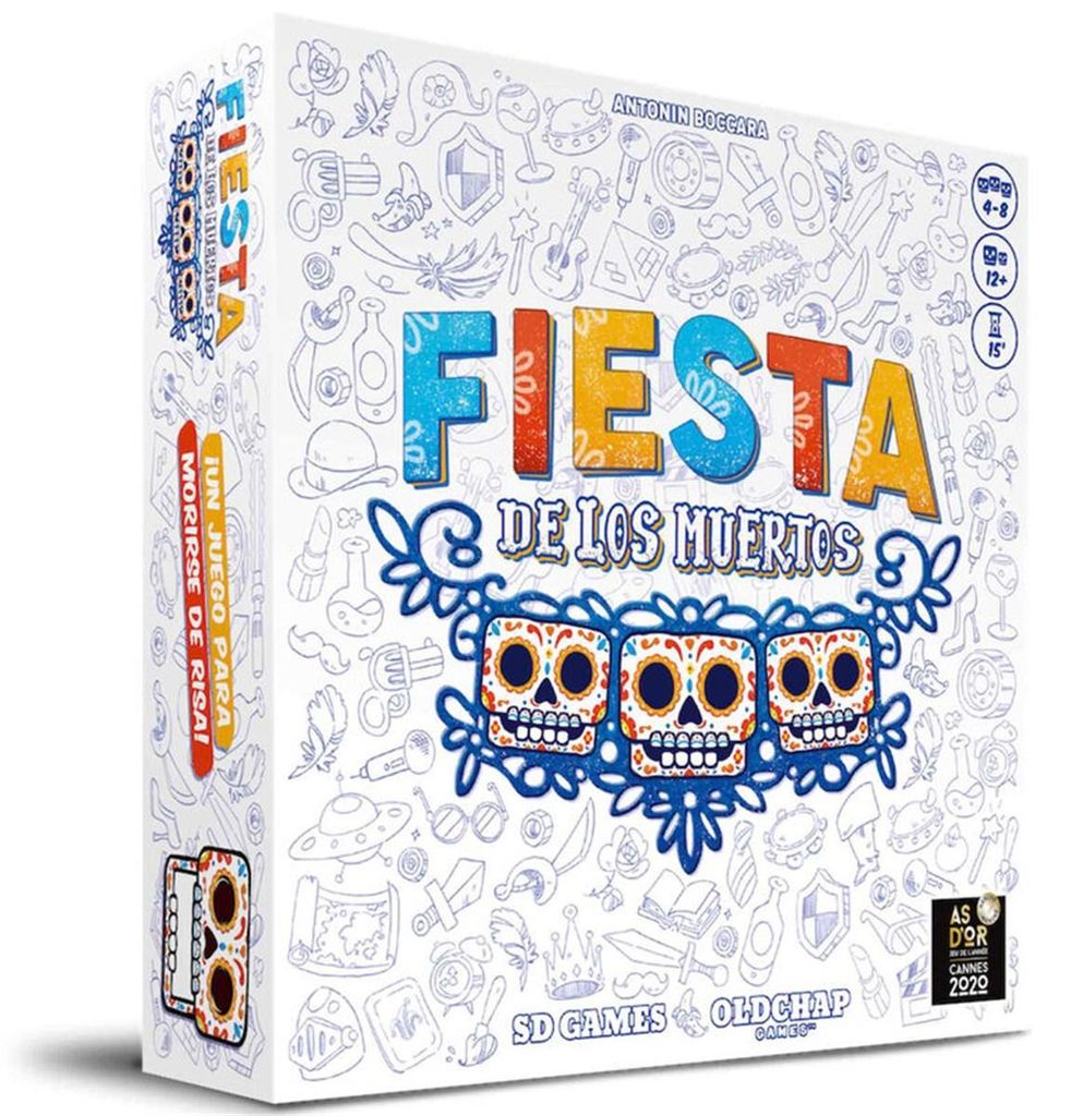 Sd Games Fiesta De Los Muertos, bordspel, meerkleurig. Productafbeelding 