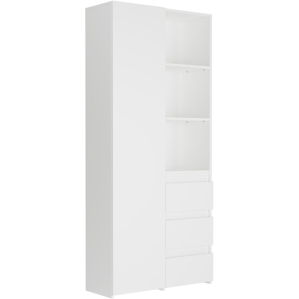 Kancelárska skriňa 80 cm, 1 dvere, 3 zásuvky FRAMIRE Obrázok produktu 