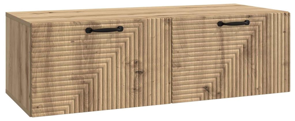 Wandmontierter TV-Schrank Artisan-Eiche 98 x 41 x 30 cm