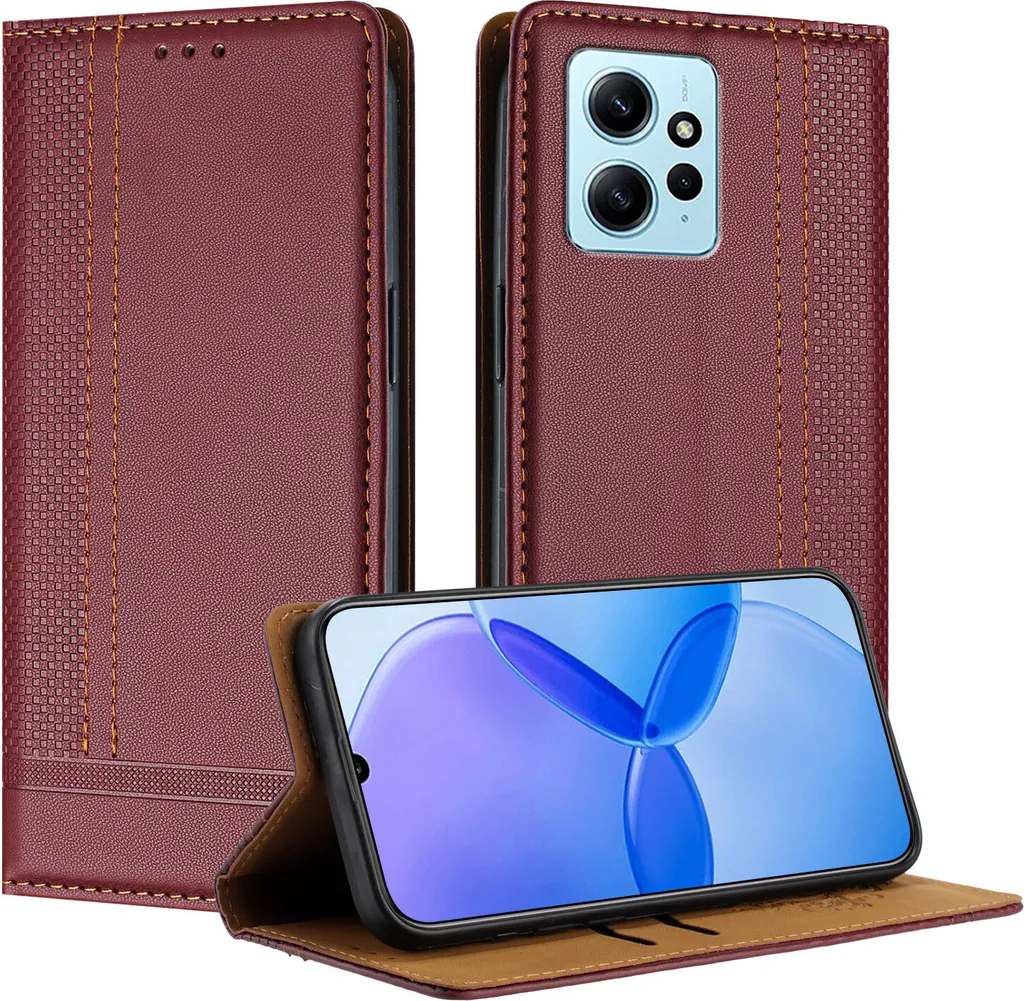 Protezione Totale Xiaomi Redmi Note 12 4G Custodia Pelle Anti-Urto