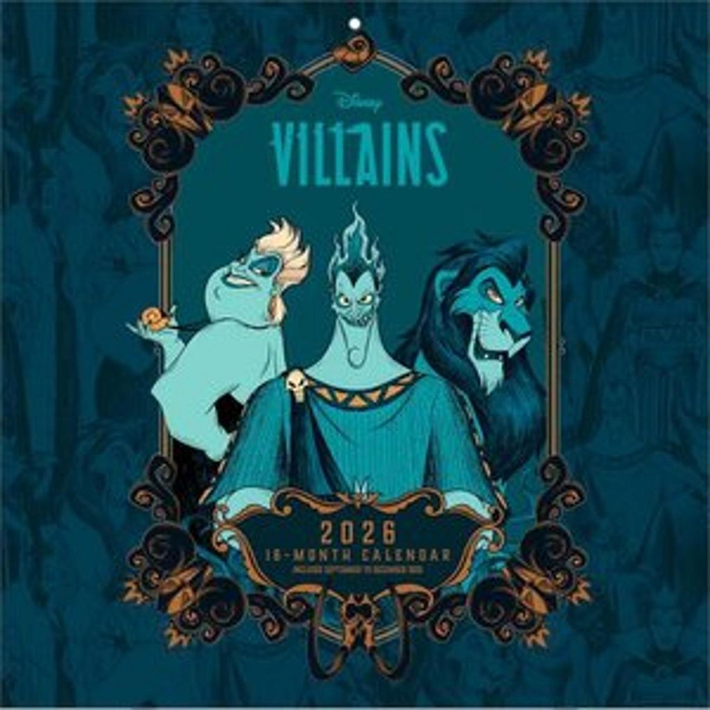 DISNEY VILLAINS - Broschürenkalender im Format 30 x 30