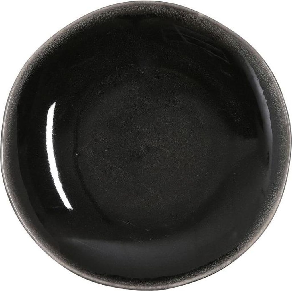 Mica Frühstücksteller Tabo schwarz, Ø 20,5 cm x 2 cm Produktbild 