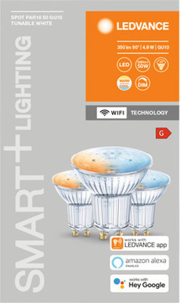 3 x Ledvance LED Smart+ Glas Reflektor PAR16 4,9W = 50W Produktbild 5