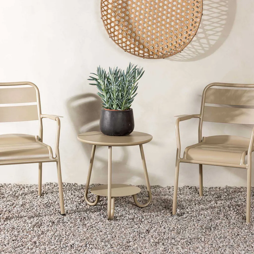 Faro ensemble de salon 3 parties beige : canapé et fauteuils élégants - 14