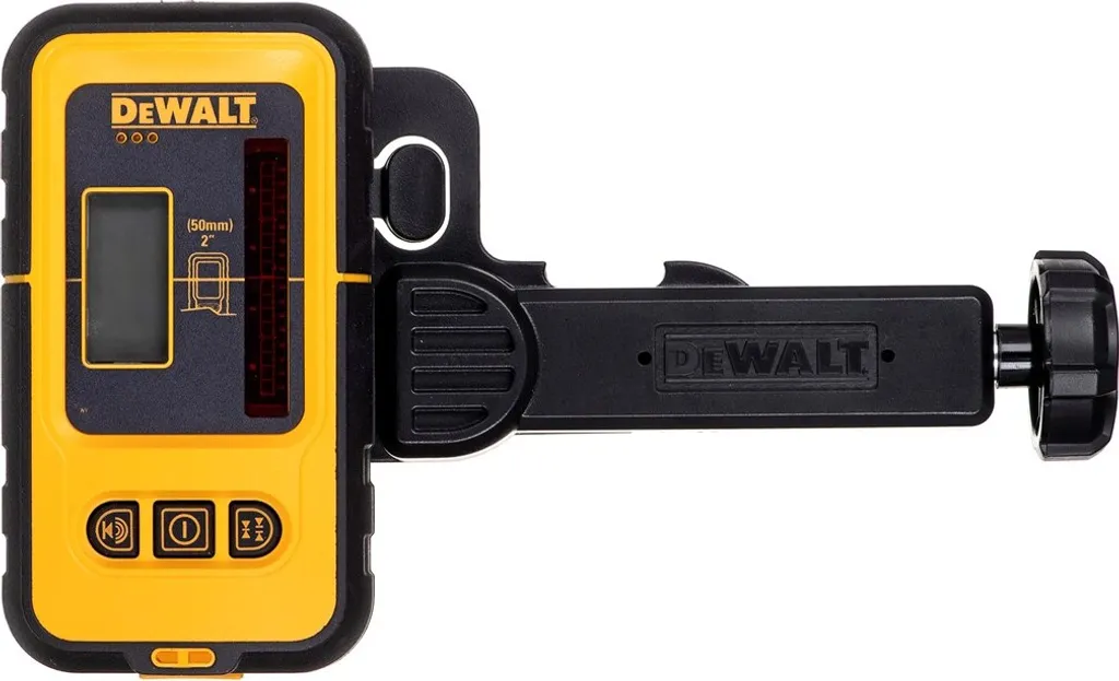 Cellule de Réception Laser DeWalt DE0892-XJ avec Support de Mire Pro