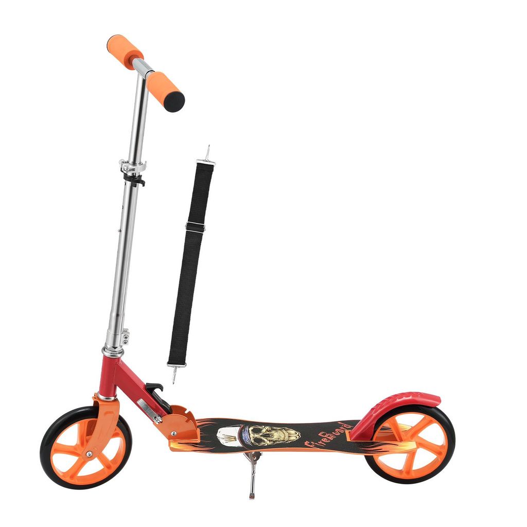 Kinderroller Cityroller Scooter Roller Tretroller Klapp Trittbrett mit LED f 17 