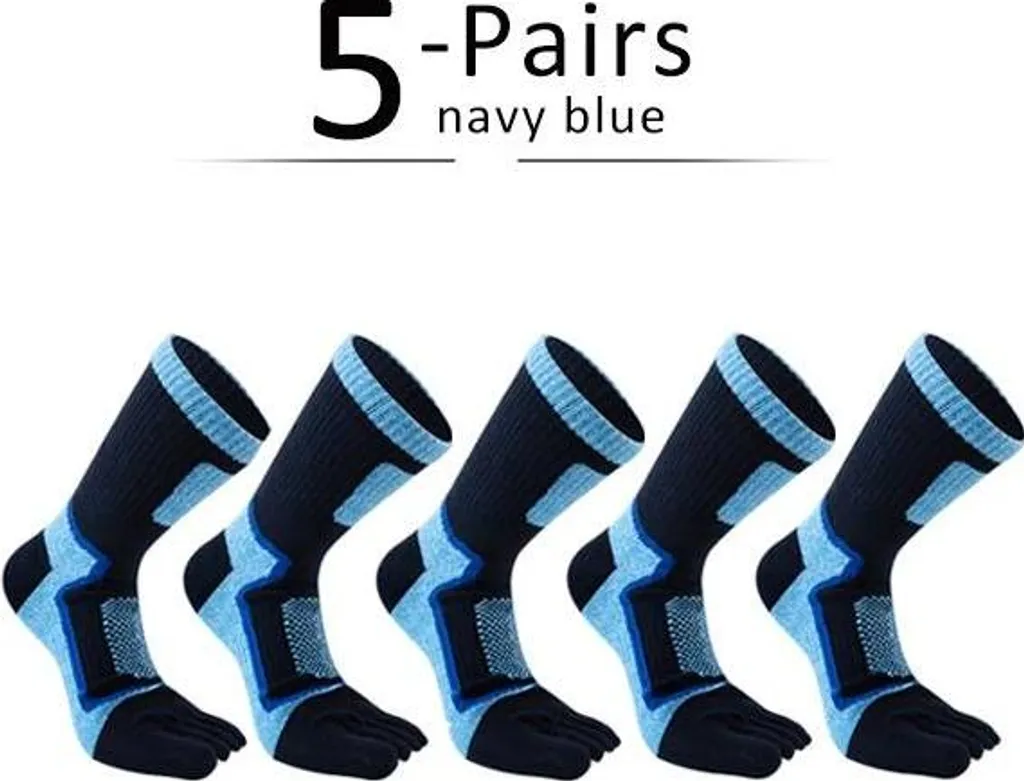 Chaussettes de bureau bleu marine confortables lot de 5 paires