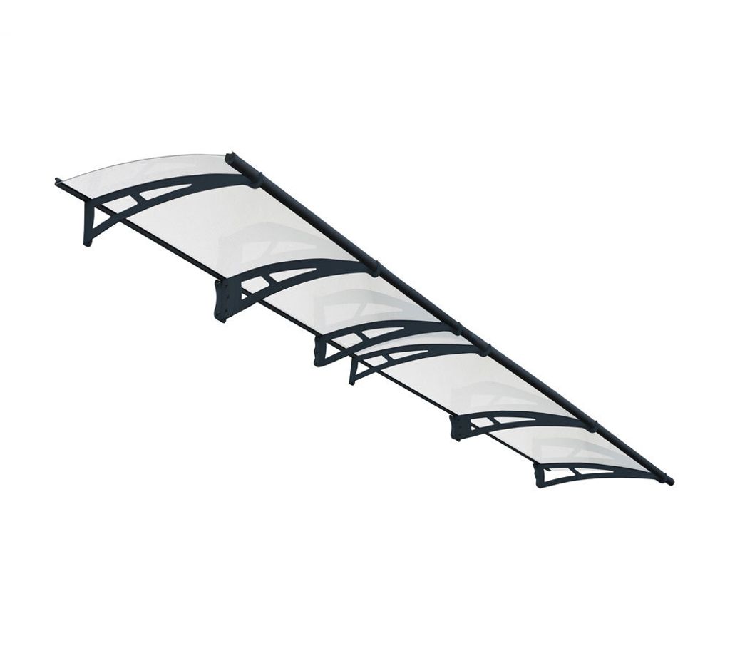Palram - Canopia Vordach Aquila 4100 Anthrazit 92x410x18 cm
