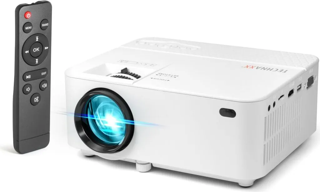Mini Projecteur LED 40000 Heures HD Technaxx TX-113 - Image jusqu'à 176''