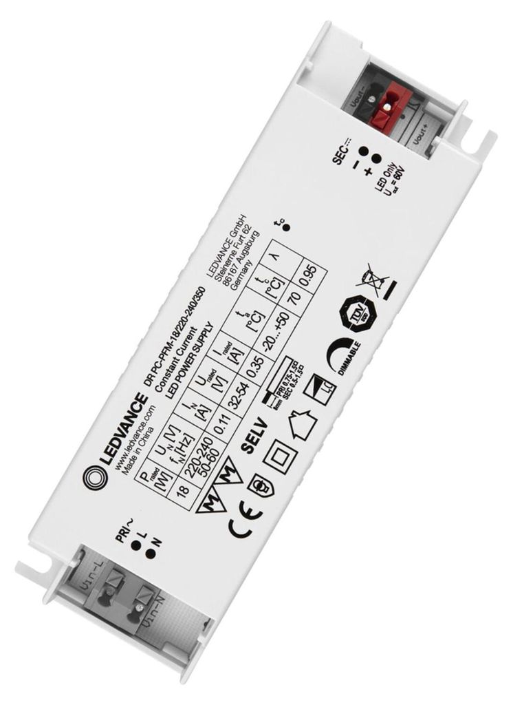 LEDVANCE LED Treiber PHASE-CUT PERFORMANCE -18/220-240/350 dimmbar 4058075239838