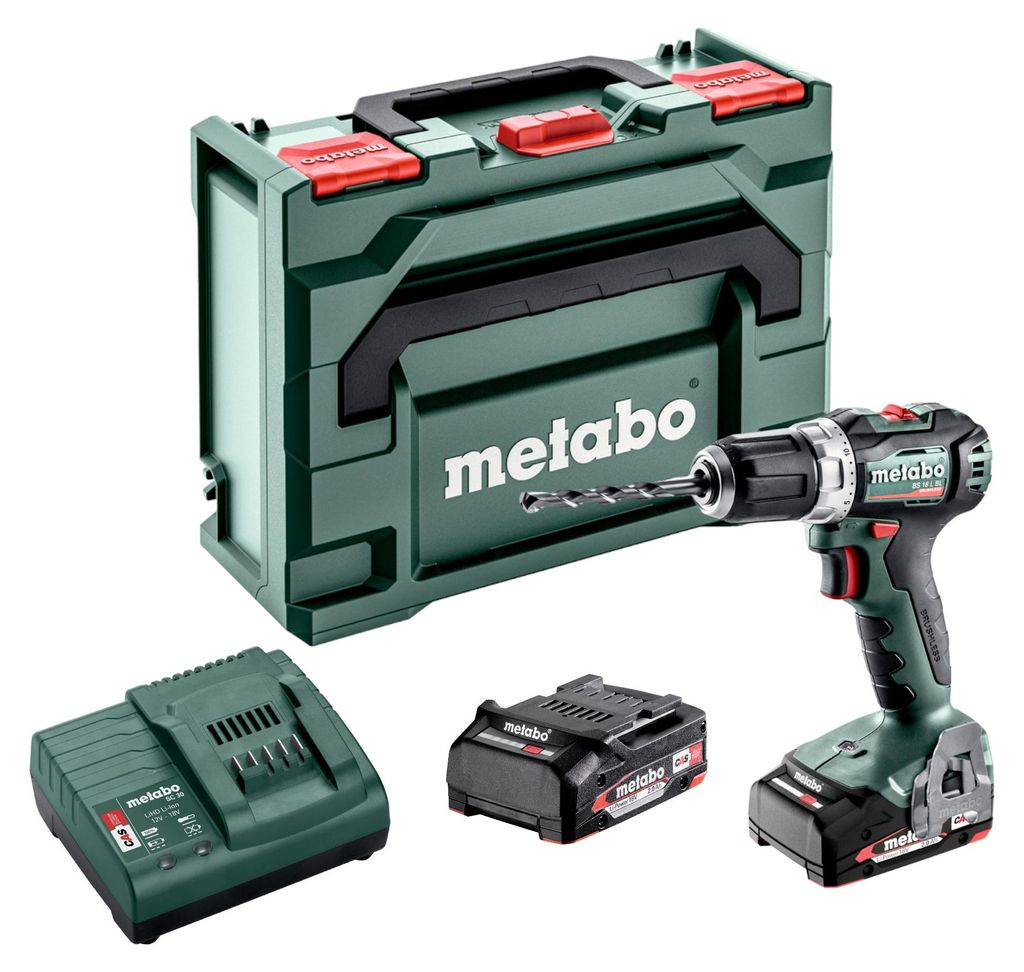 Metabo Akku-Bohrschrauber BS 18 L BL (2x 18V/2,0Ah im Produktbild 