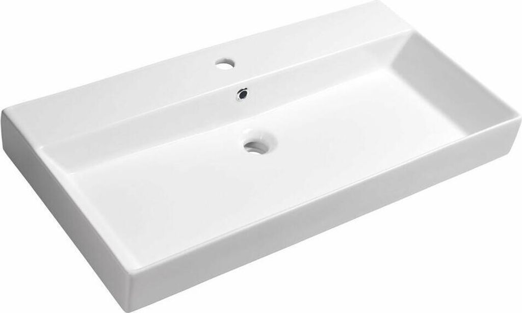 Sapho KARE 85 Keramik-Waschtisch 85x45cm, weiß