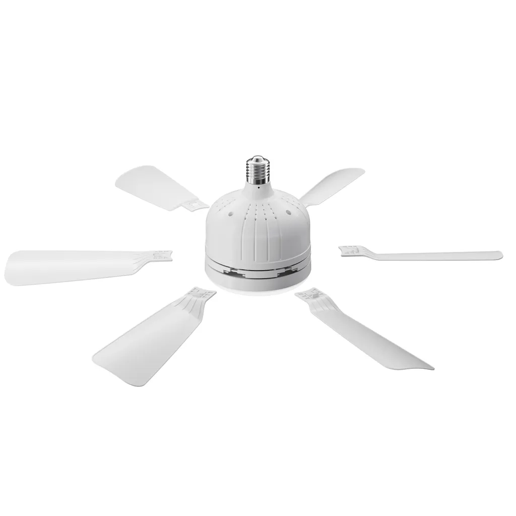 Lampe de ventilateur de plafond LED avec télécommande - Modèle V7-White - 2