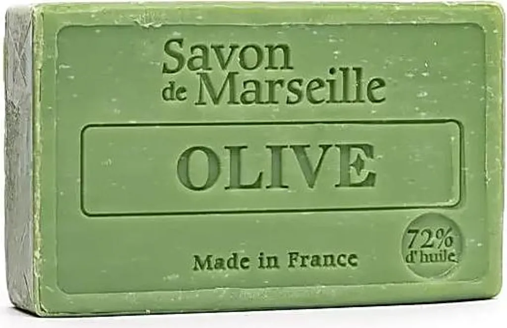 Savon de Marseille Naturel Olive 100g - Lot de 4 Authentiques Cubes