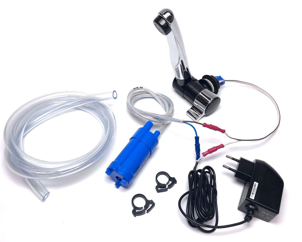 230V Camping mobile Comet Automatikwasserhahn mit Produktbild 