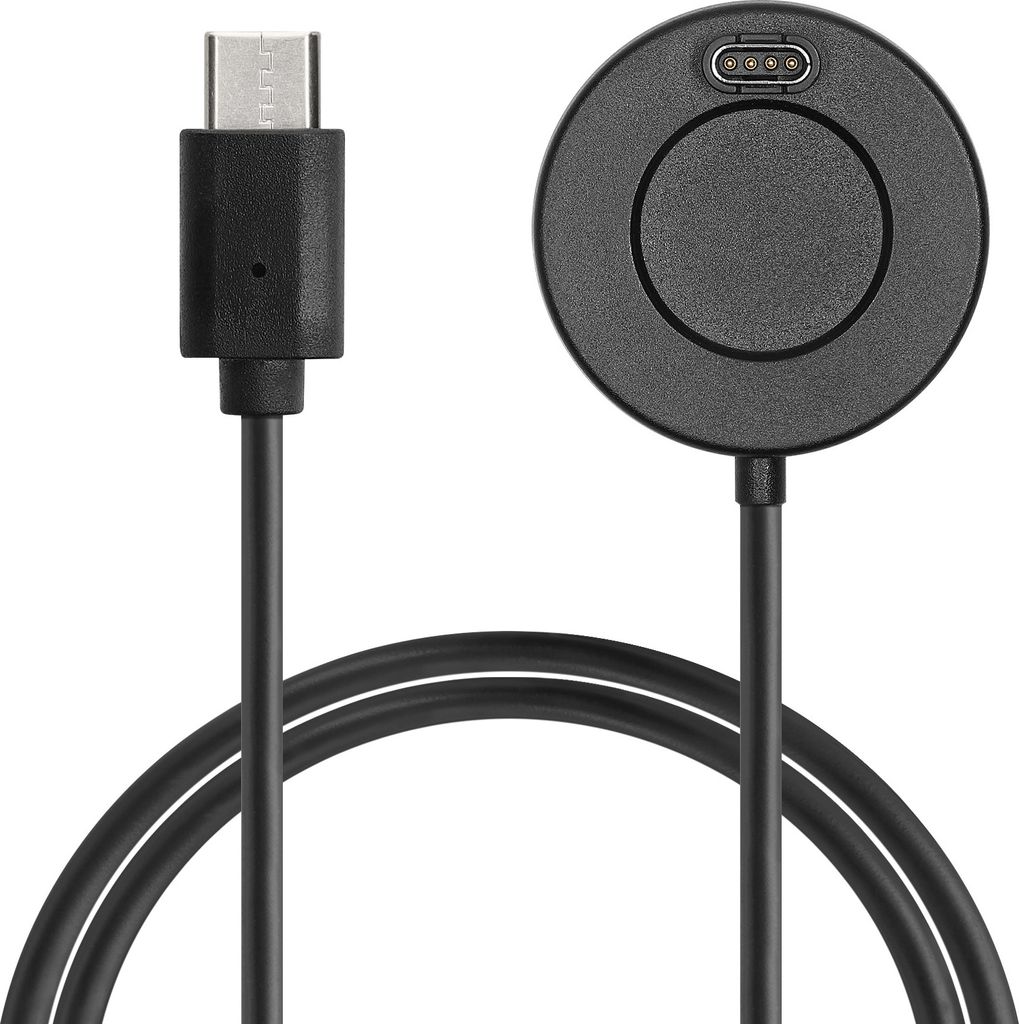kwmobile USB C Ladekabel kompatibel mit Garmin Forerunner 55 / 255 / 255 Music / vivoactive 5 / Fenix / Quatix - Kabel Charger - Smart Watch Typ C