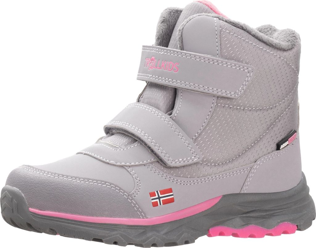 Trollkids Kids Hafjell Winter Boots Jungen Winterstiefel Grau 264-621 Grösse 33