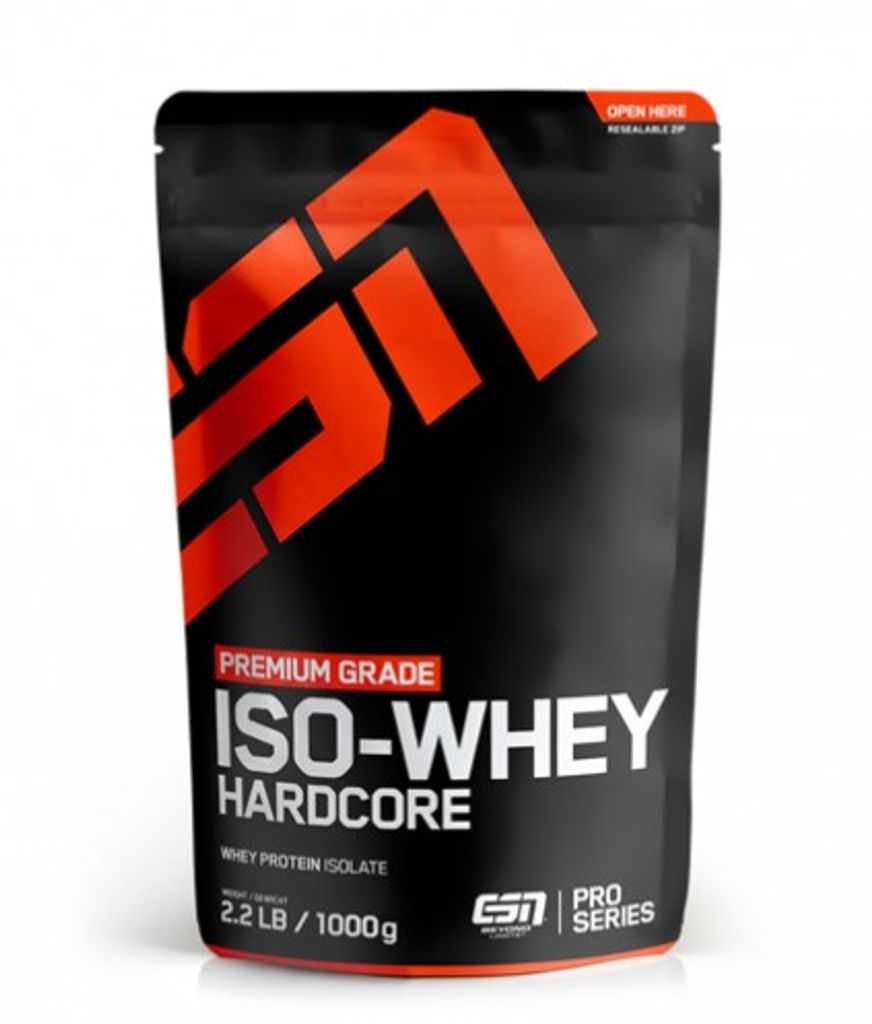 ESN IsoWhey Hardcore, 1000 g Beutel