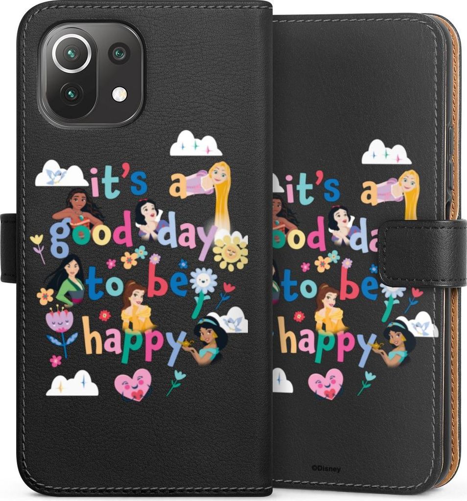 DeinDesign Klapphülle für Xiaomi Mi 11 Lite 5G NE Handytasche Lederhülle Tasche Disney Princess Offizielles Lizenzprodukt Prinzessin