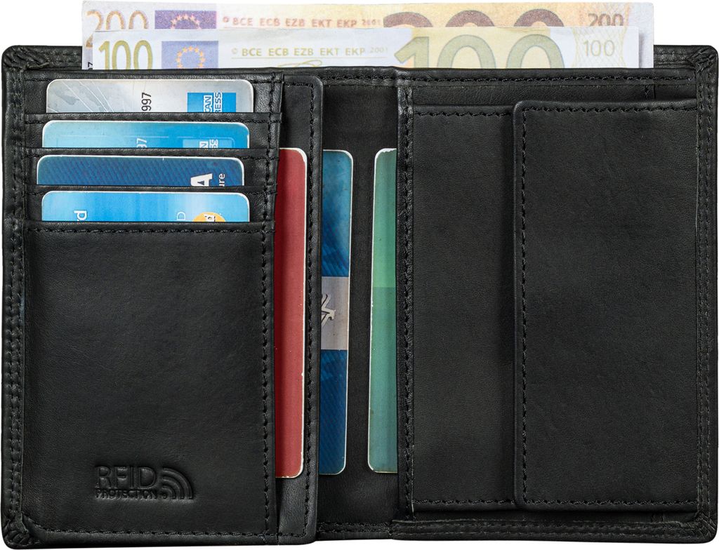 Benthill Herren Ledergeldbörse - Geldbeutel mit RFID-Schutz Produktbild 