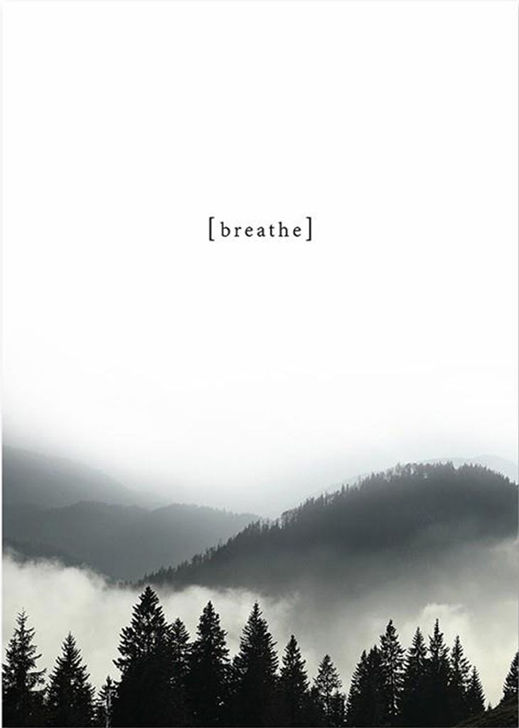 Kunstdruck auf Leinwand - Breathe 2 - Wanddeko, Canvas cm. 50x70