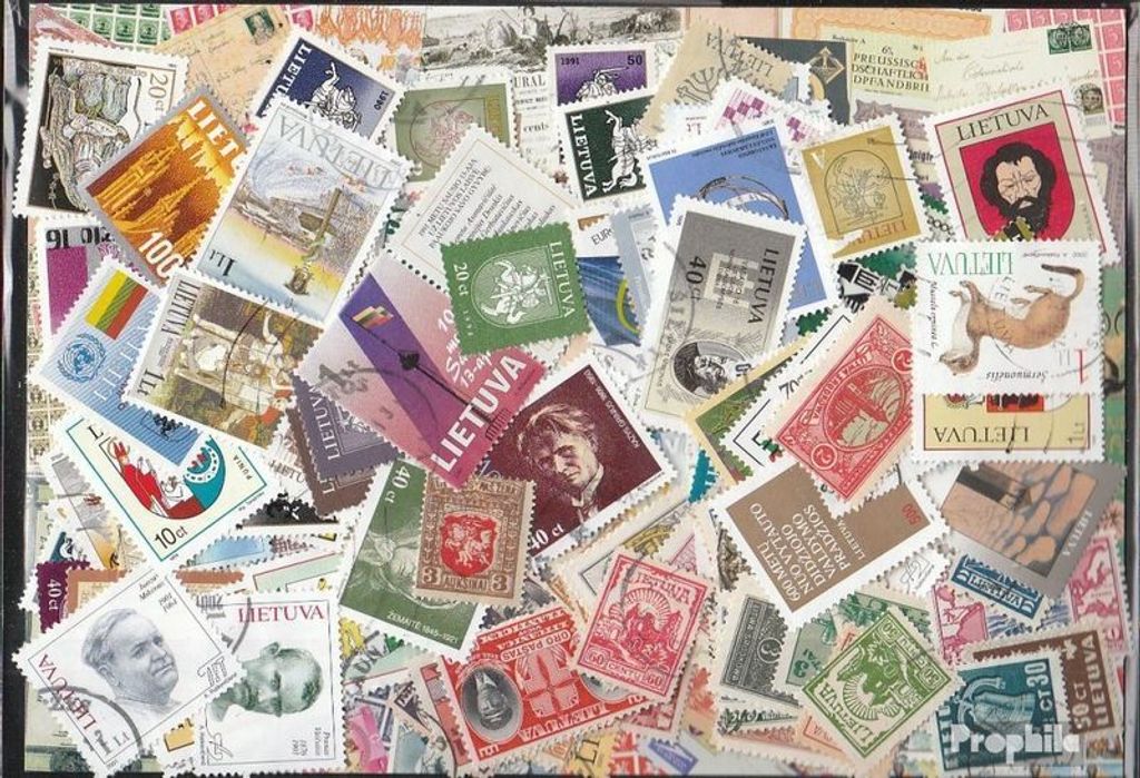 Briefmarken Litauen 400 verschiedene Marken