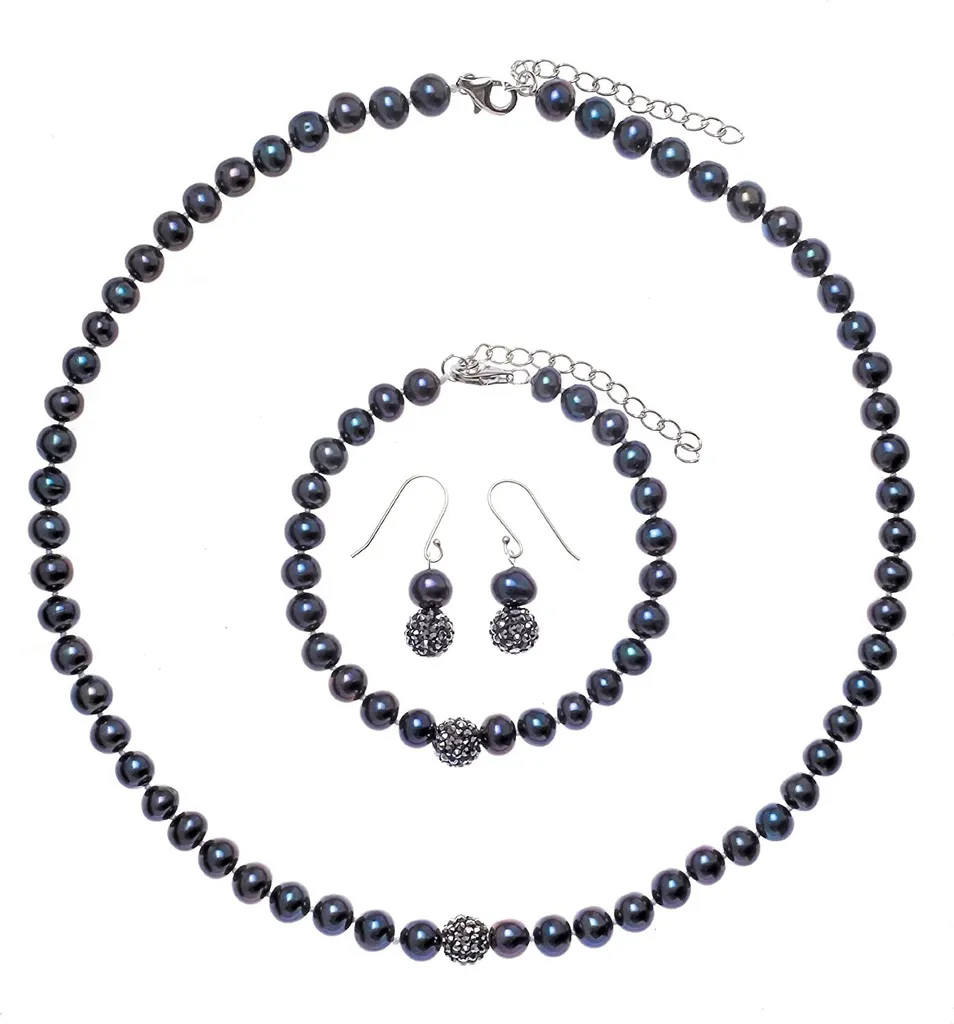 Offerta Set 3 Gioielli Rodinert Argento 925 e Perle - Prezzo Shock