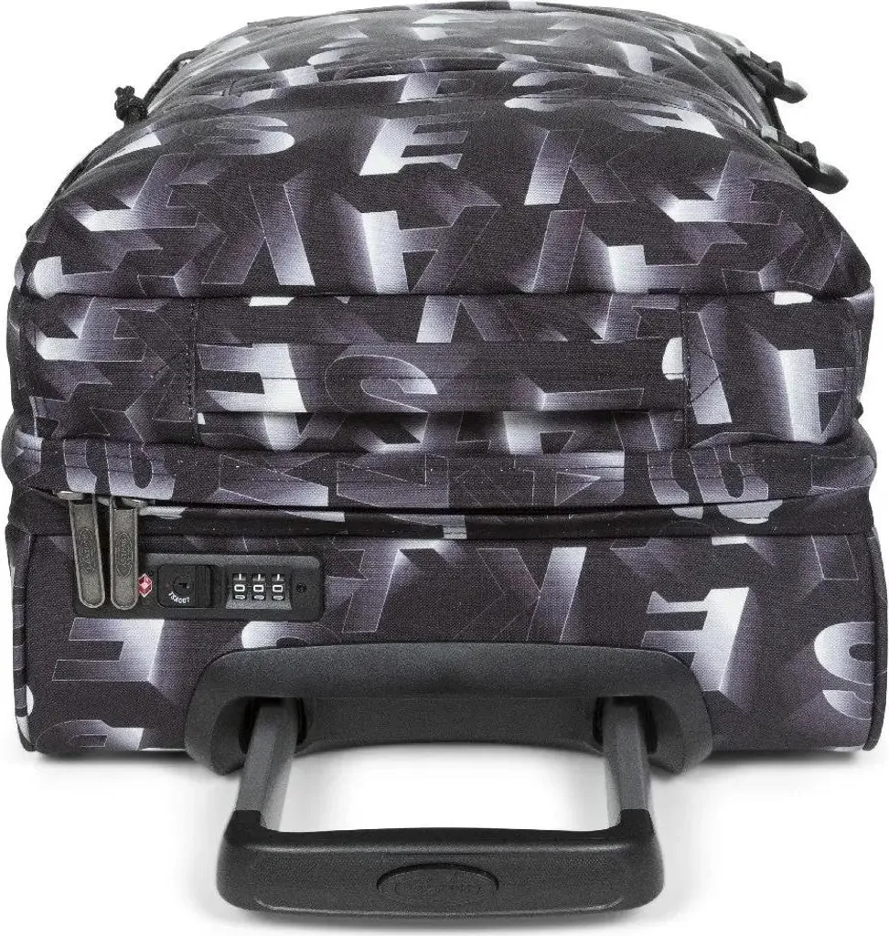 Eastpak Transit'R S Blocktype Black - Valise Cabine à 2 Roues Robuste