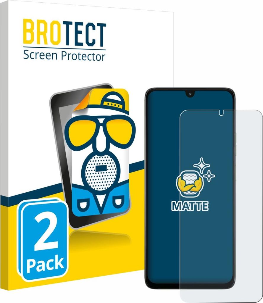 2x BROTECT Schutzfolie für Motorola Moto G06 Power Displayschutz Displayschutzfolie Folie Matt Entspiegelungsfolie