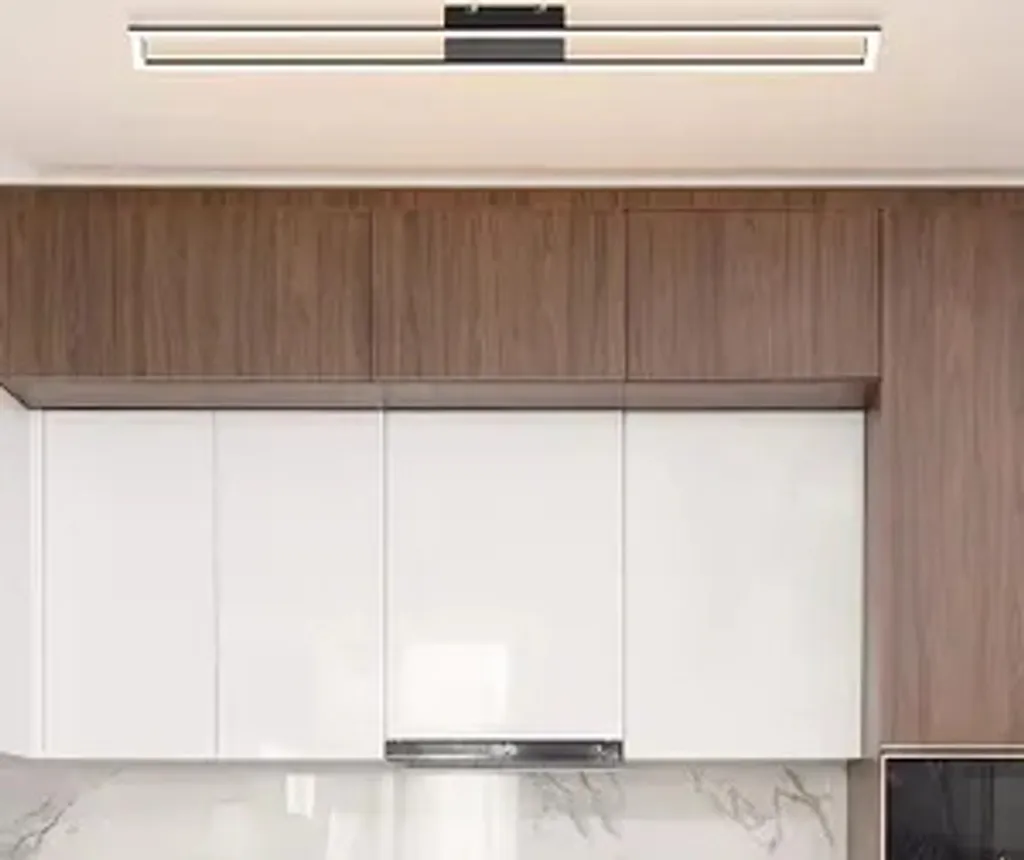 Plafonnier LED Rectangulaire 40W Noir Dimmable avec Télécommande Pro - 6