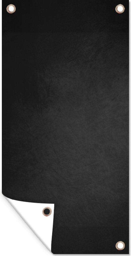 MuchoWow 80x160 cm Outdoor-Poster Gartendeko Sichtschutz Garten Poster für den Garten Beton - Schwarz - Wand - Schatten