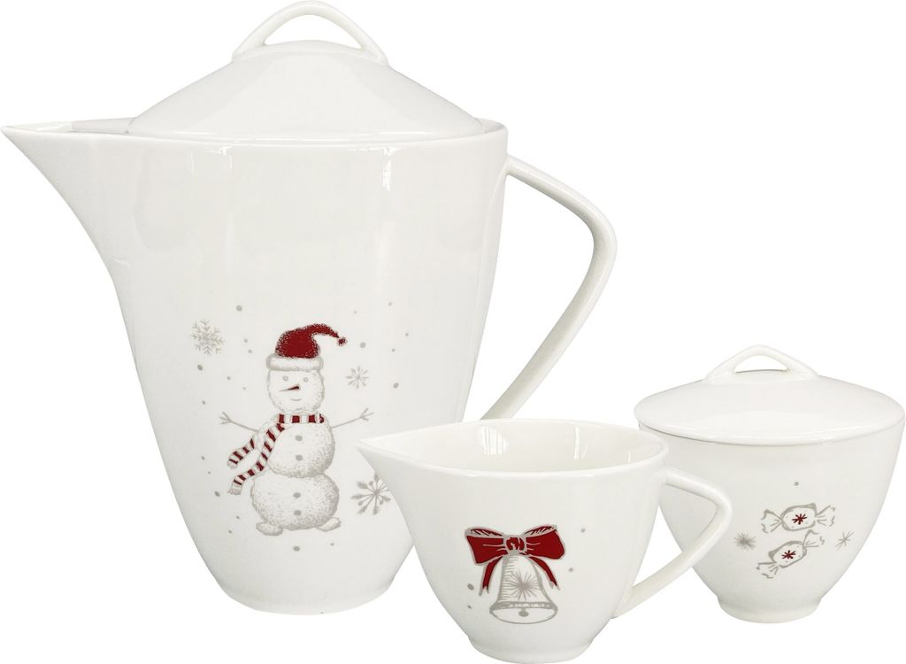 Teeservice Koleda (Teekanne, Milchkännchen, Zuckerdose)