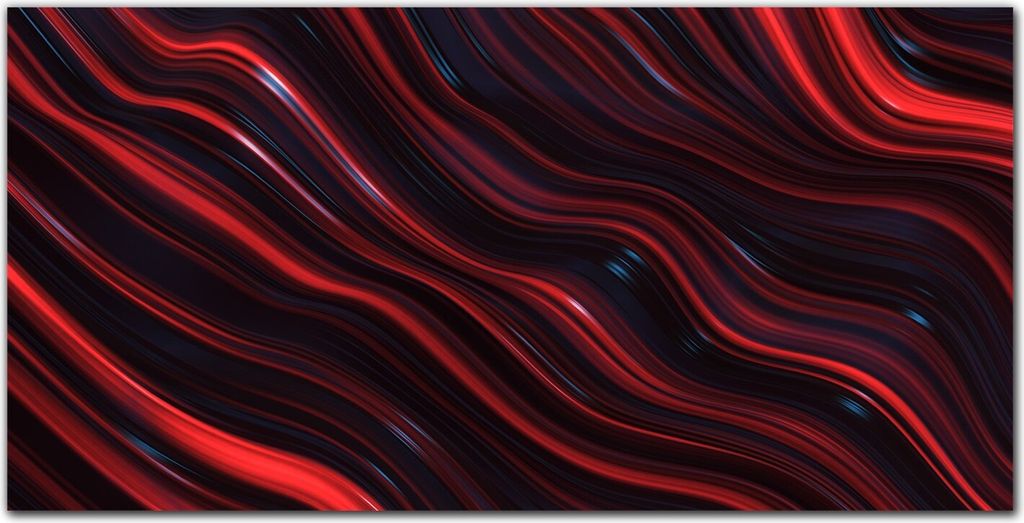 Coloray Bild aus Acryl 140 cm x 70 cm - Wanddekoration Küche Bild auf Acrylglas Dekoration Wohnzimmer Gehärtetes Acryl - Wellen