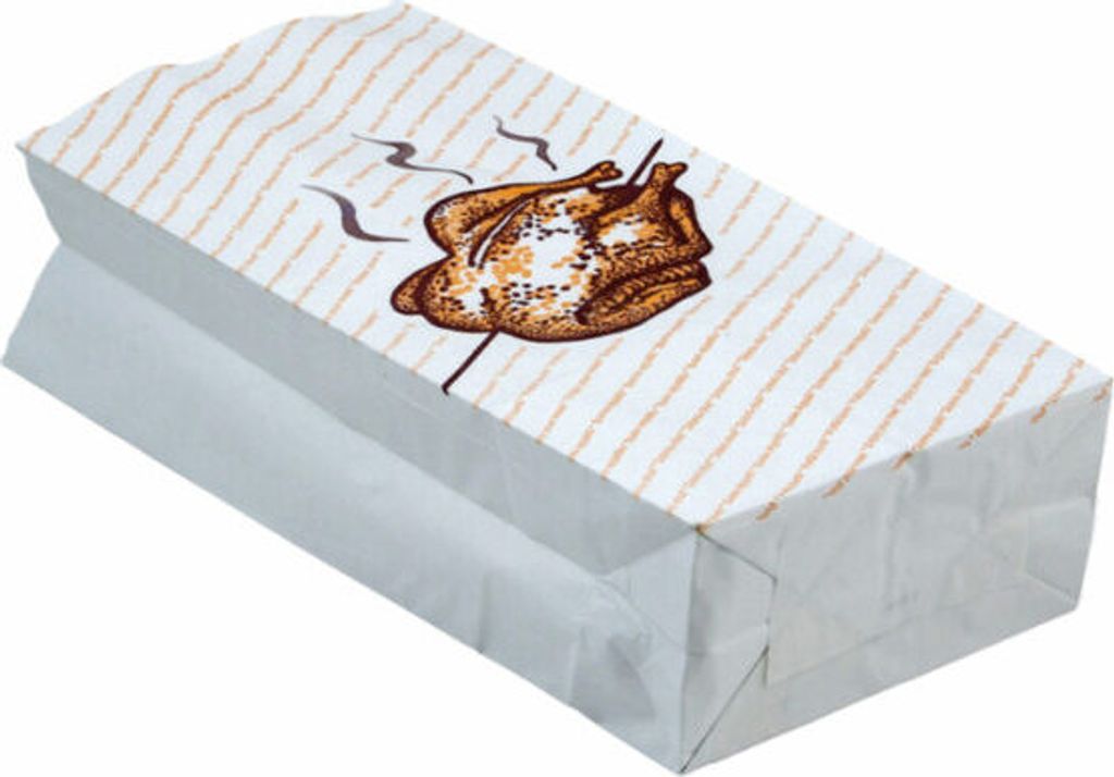 100x Thermo-Hähnchenbeutel Hendlbeutel für ganzes Huhn 3-lagig Alu 28x13x8cm
