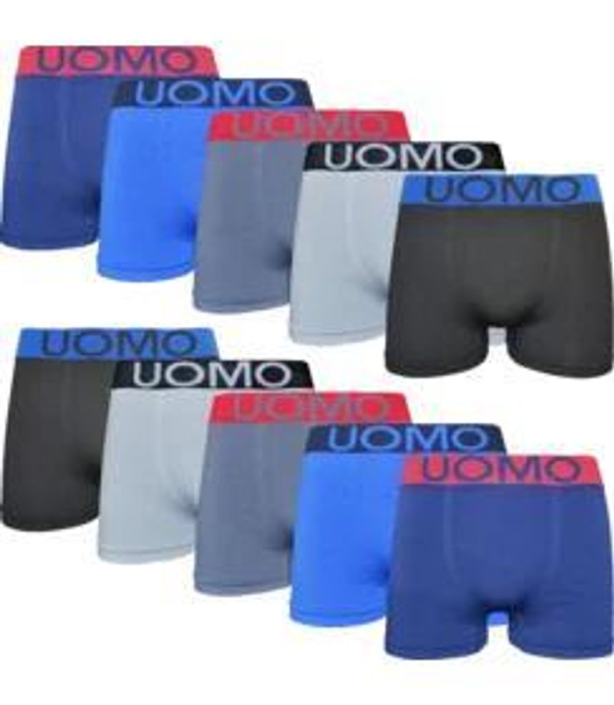 Herren Boxershorts 10er Pack  – Bequeme Unterwäsche für Produktbild 