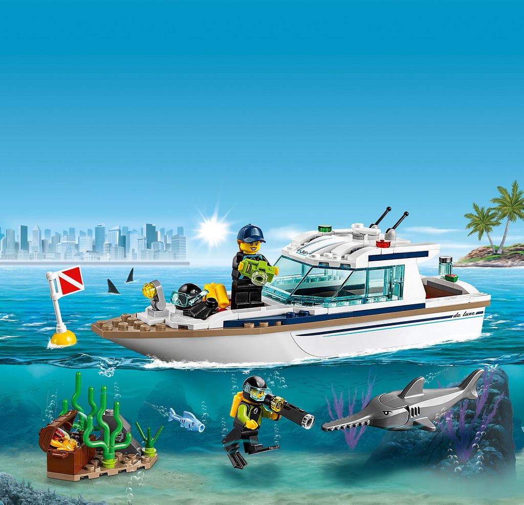 LEGO 60221 City Tauchyacht, Spielzeug mit 2 Produktbild 3