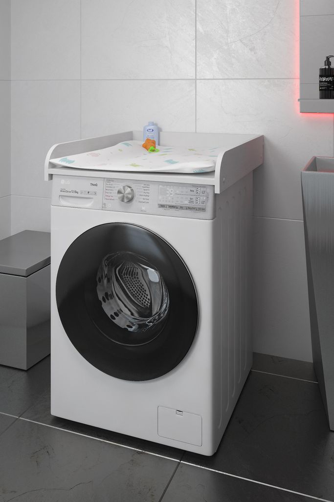 Wickelaufsatz 600 für Waschmaschinen Shefa Kids, weiβ