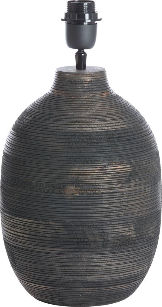 Light & Living - tischlampe - Khomai - braun - holz - einzelne leuchte - E27 - 7043752