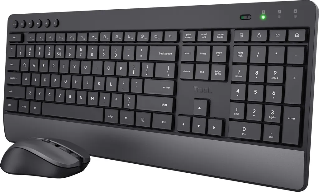 Trust Trezo Wireless Deskset Eco US Clavier Souris Recyclés et Silencieux