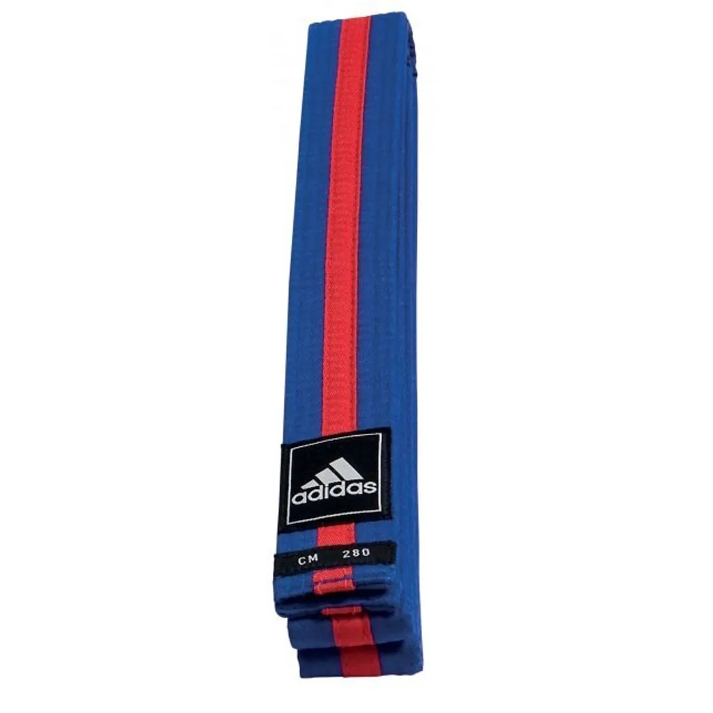 Adidas Budo Belt Striped Blue Red 300 - Stile e Performance Tatami