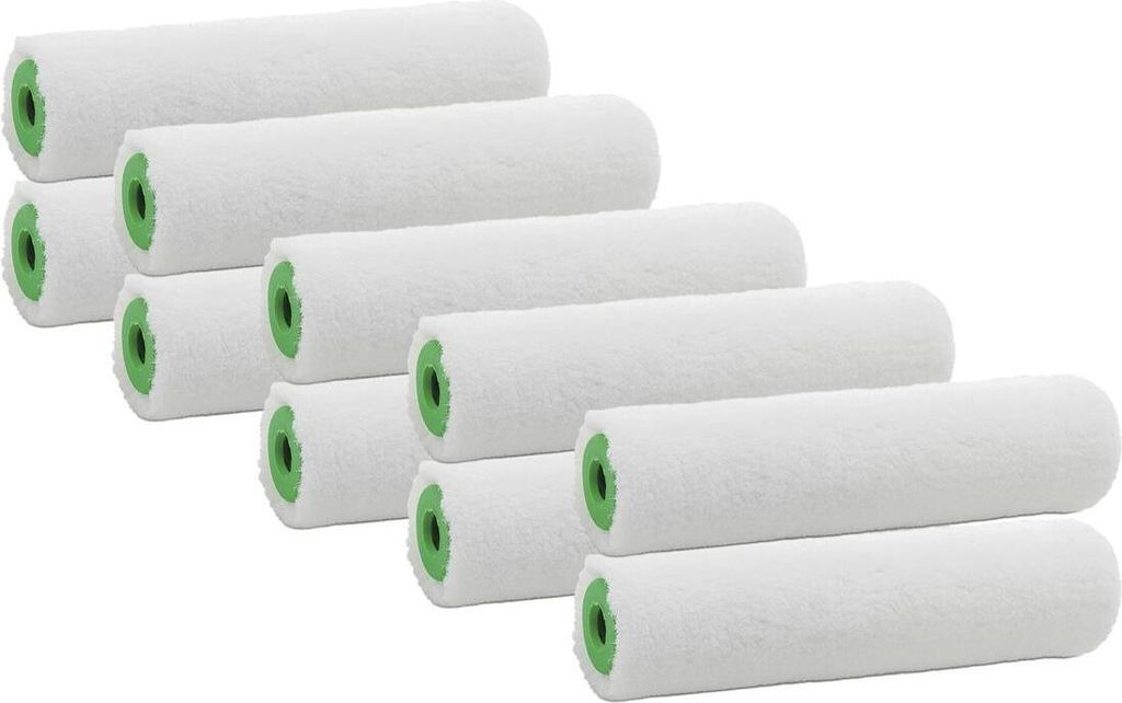 10 x Ersatzwalze Magic Samt 10 cm