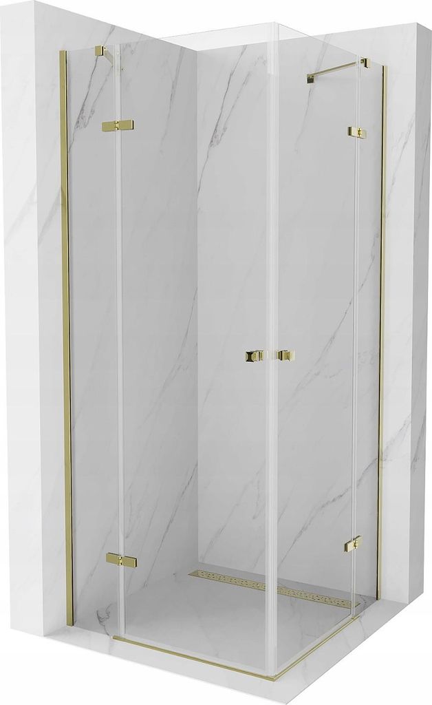 Mexen Roma Duo cabine de douche avec porte battante 80 x 80 Image du produit 