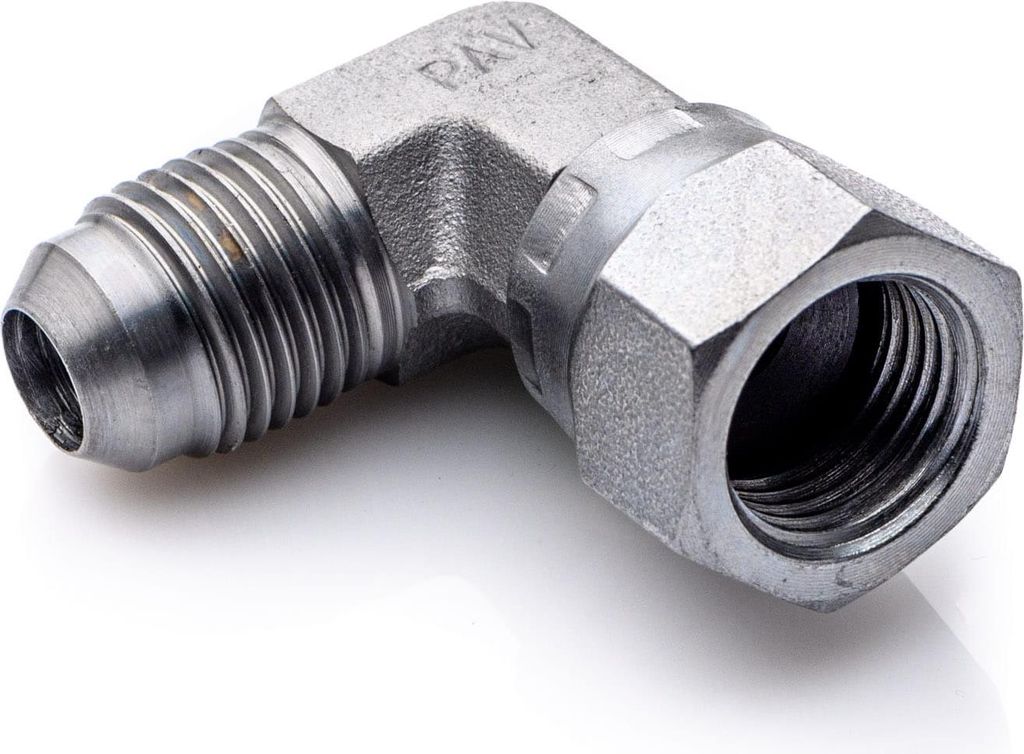 POLBERIS Hydraulik Winkel 90° 9/16" JIC auf UNF Stahl Fitting kaufland.de