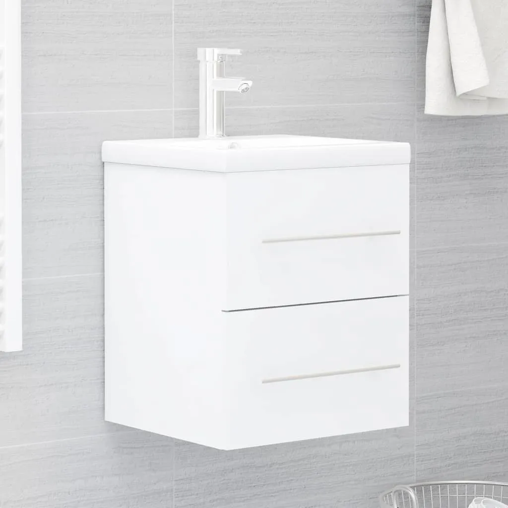 Arredo Bagno Maison Exclusive Bianco Legno 41x38.5x48 cm Salvaspazio