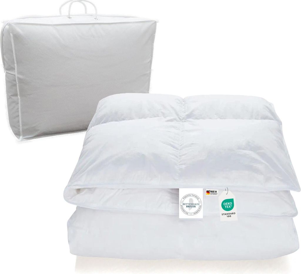 1600g neue sibirische Daunen Federn Bettdecke Daunendecke 135x200 warm