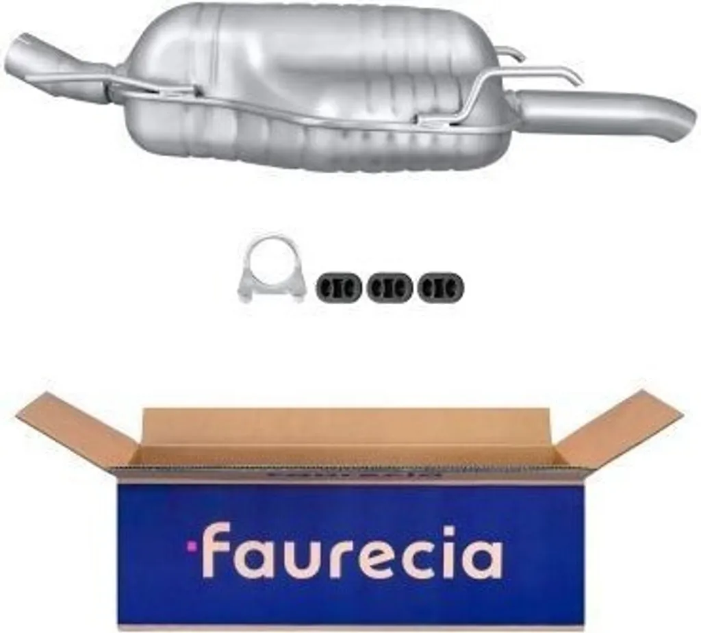 Silencieux HELLA 8LD 366 031-421 pour Opel Zafira A OE 13141034