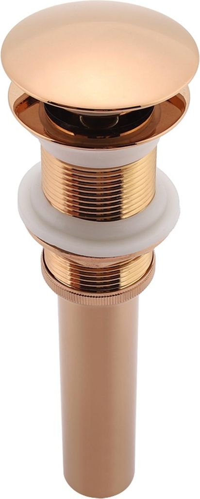 G1 1/4" Messing Bad Waschbecken Waschbecken Pop Up Drain Montage NOn Überlauf (Rose Gold)