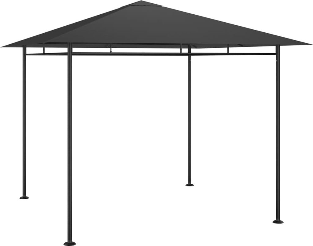 The Living Store Pavillon 3x3x2,7 m Anthrazit 180 g/m²